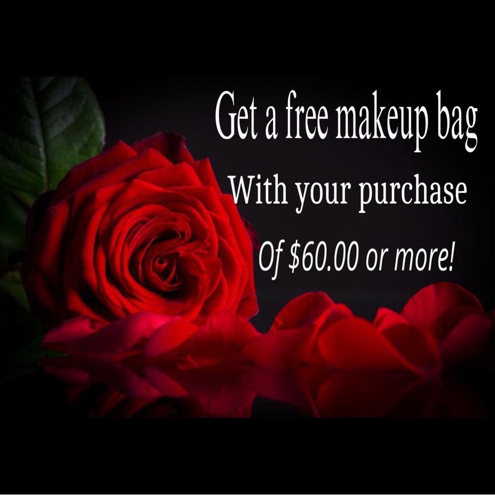 Free makeup bag